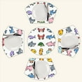thumbnail image 2 of Cute Aquatic Animals Round Table Placemats Set Of 5 Wedge Table Mats Washable Heat Resistant Place Mat For Dining Table Kitchen Farmhouse Restaurant, 2 of 6