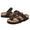 Brown, variant on Cork Footbed Sandals for Women With Comfort Flat Slide Sandals Cork Footbed 2 Straps Adjustable Buckle Slip on Sandals with Comfort Arch Support for Slipper Couple Sandals Unisex Sandals
