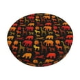 thumbnail image 1 of Balery Animal Fundas de asiento para taburete de bar redondo de tela de terciopelo ajustables que protegen de arañazos y manchas para sillas de 14 a 17 pulgadas.-12 inch, 1 of 7