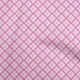 thumbnail image 1 of oneOone Polyester Spandex Fuschia Pink Fabric Geometric Sewing Material Print Fabric By The Yard 56 Inch Wide, 1 of 4