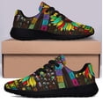 thumbnail image 3 of National Hispanic Heritage Month Shoes Sneakers for Women Men Black Size 12, 3 of 7