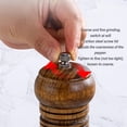 thumbnail image 4 of Molinillo De Pimienta De Madera Con Mecanismo De Precisión: Grosor Ajustable, 6,5 Pulgadas, Conserva El Sabor Y La Textura Originales, Duradero, Multifuncional Para Sal, Comino Y, 4 of 7