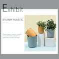 thumbnail image 2 of 10 Sets Plastic Flowerpots Small Rose Planter Succulent Plant Nursery Pots, 2 of 8
