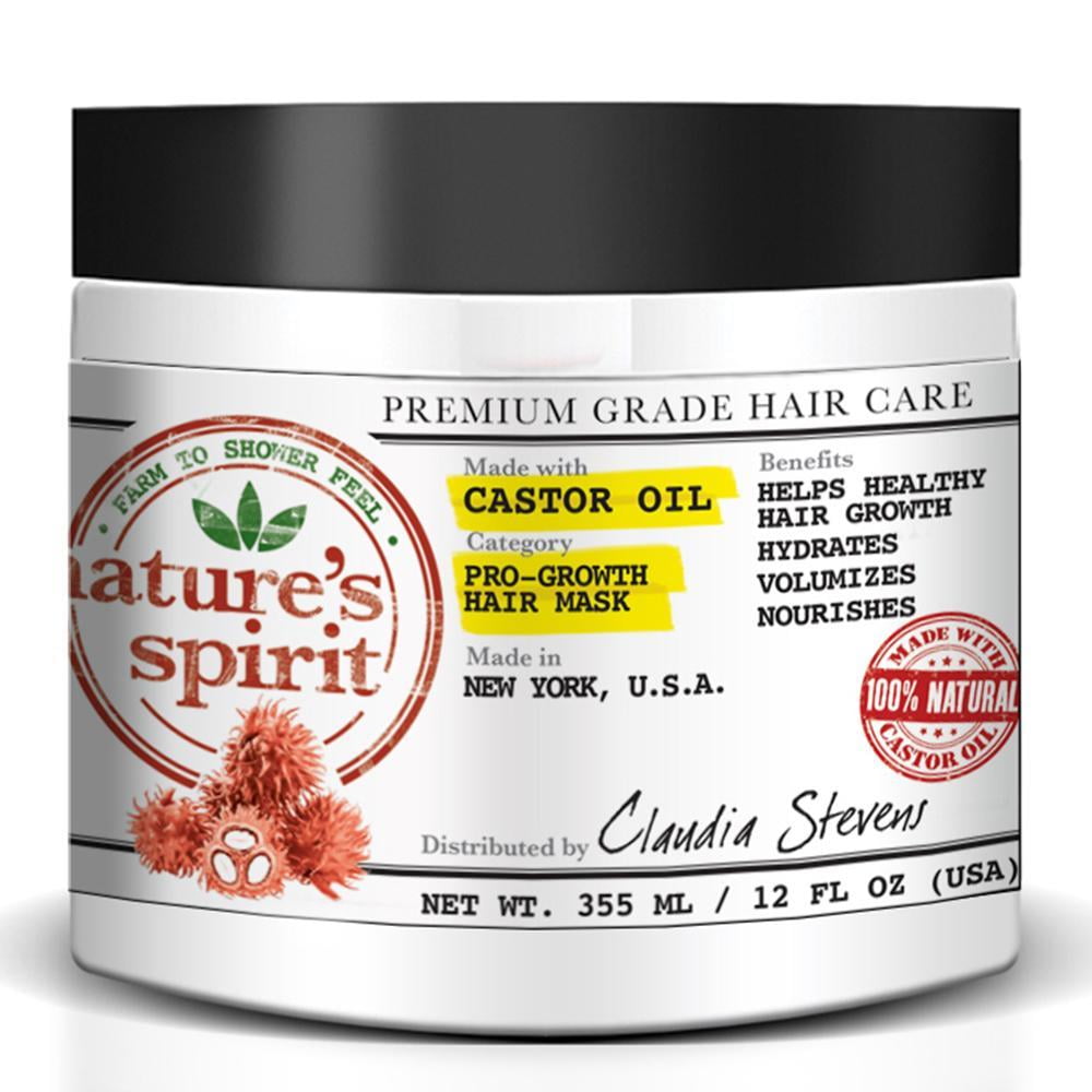 Nature's Spirit Castor Oil Hair Mask 12 oz. - Walmart.com ...