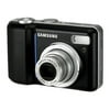 Samsung Digimax S800 - Digital camera - compact - 8.1 MP - 3x optical zoom - flash 20 MB - black