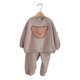 thumbnail image 3 of Newborn Baby Girls Boy Clothes Sweatsuit Long Sleeve Round Neck Tops Pants Outfit Fall Winter Sets creamy white 140cm, 3 of 4