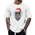 thumbnail image 1 of Tops para hombre, blusas y camisas de manga corta con cuello redondo para hombre, camiseta informal con cuello redondo y estampado para hombre, blusa de manga corta, blusa de poliéster para hombre, 1 of 4