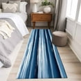 thumbnail image 5 of 2x6 Kitchen Runner Rug, Navy Blue Ombre Non-Skid Rubber Backing Large Rectangle Rugs - Living Room Bedroom Home Office, Modern Oil Painting Waves Abstract Indoor Floor Mat Carpets Washable Rug, 5 of 9