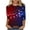 Z9-White, variant on MuXiKeJi Clothes 250th Anniversary USA Shirt Women America 250 Shirt 3/4 Sleeve Patriotic Flag Eagle Print Tops 1776-2026 Tshirt Gifts