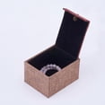 thumbnail image 4 of 10pc Wooden Bracelet Boxes with Linen and Nylon Cord Tassel Rectangle FireBrick and Rosy Brown 12.2x9.6x7.2cm, 4 of 4