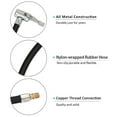 thumbnail image 6 of Mixfeer Bike Motorcycle Car Tire Air Inflator Hose Inflatable Tube Hose Tire Valve Connect Connection Air Chuck Inflator Compressor Pump Extension Hose Adapter, 6 of 6