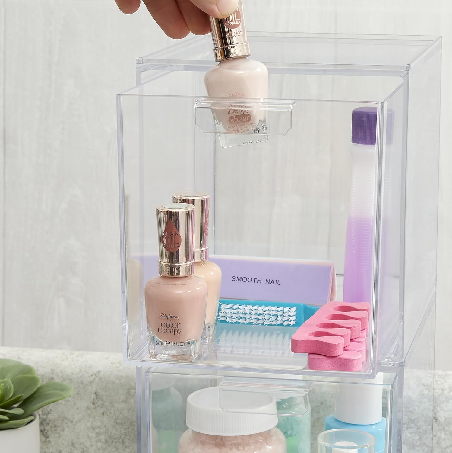 STORi Clear Plastic Vanity and Desk Drawer Organizers – Healthier