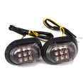thumbnail image 4 of 9 LED Motorcycle lights Waterproof 1 pair 2Pcs Set Bulb Left & Right Super bright Turn Signal Amber Flush Mount, 4 of 12