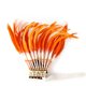 thumbnail image 3 of Tocado de plumas para adultos, sombrero de jefe para espectáculos de danza y juegos de rol Naranja, 3 of 5