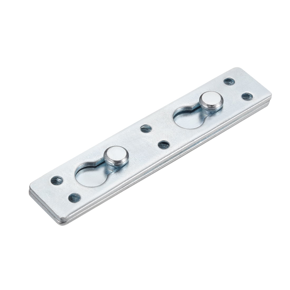 Uxcell NoMortise Bed Rail Fittings Bracket Connector 12.3 x 2.6cm