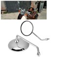 thumbnail image 4 of Garosa 1 Pair 8mm Right and Left Side Motorcycle Rear View Mirror Round Motorcycle Rearview Mirrors, Motorcycle Rearview Mirror, Motorcycle Side Mirror, 4 of 5