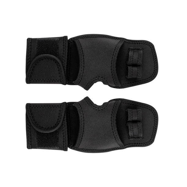 Vendajes de soporte para muñecas, dominadas, guantes antideslizantes, protección para las palmas, empuñaduras M