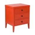 thumbnail image 3 of York Three Drawer Wooden Accent Side Table, 3 of 6