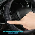 thumbnail image 4 of Car Steering Wheel Cover Universal No-slip Breathable Leather Handle Cover, Usupdd 2025 Car Steering Wheel Cover Universal, 4 of 6