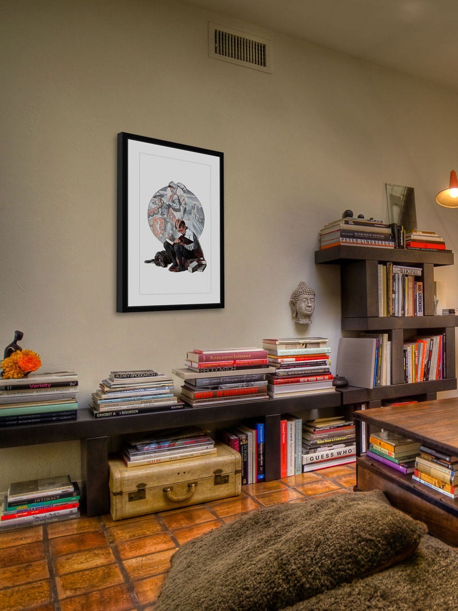 Marmont Hill Inc Norman Rockwell 'Age of Romance' Marmont Hill Framed Art Print - Multi-color