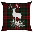 thumbnail image 2 of TIMIFIS Décorations de Noël Housse de Coussin en Coton Lin Housse de Coussin Home Sofa Decor, 2 of 3