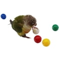 thumbnail image 4 of QBLEEV Bird Roller Rattles Toys, Parrot Foot Toys, Foraging Chewing Bell Training Trick Toys, Birds Play Gym Activity Center Cage Accessories for Small Parrots-3 Pack, 4 of 8