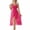 Hot Pink, variant on QSXADF Womens Sleeveless Nightgown Maxi Sleep Dress Solid Mesh Backless Sleeveless Deep V Neck Nightgown Women Home Sleepwear Ladies Loungewear