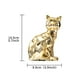 thumbnail image 4 of Figura de cabeza de ciervo,Adorno de cabeza de ciervo,estatua de animal decorativa,Figura de cabeza de ciervo para decoración de mesa creativa,Figura de escritorio,Estante de estatua de gato, 4 of 8