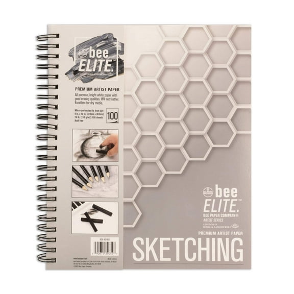 Bee Paper Bee Elite™ Sketching Artist Pad 9" x 12"