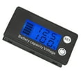 thumbnail image 3 of Cart Battery Meter 2 Wire LCD Battery Meter Percentage Battery Voltage Meter for Lithium LeadAcid Battery Real Time Monitoring, 3 of 7