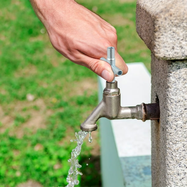 llaves de grifo de acero inoxidable para cerrar el agua, llave