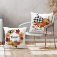 thumbnail image 4 of Fall Pillow Covers 20x20 Set of 4 for Fall Decor Farmhouse Thanksgiving Buffalo Check Plaid Gnomes Pumpkin Outdoor Fall Pillows Decorative Throw Pillows Autumn Cushion Cases for Couch, 4 of 6