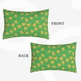 thumbnail image 2 of Lsque Pumpkin Leaves Pattern Pillow Case – Soft & Cozy Throw Pillow Cover, Hypoallergenic Cushion Case for Sleeping Women with Envelope Closure-14"x20", 2 of 6