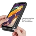 thumbnail image 5 of Cellphone Case For LG K22 Starry Sky Solid Color Series Shockproof PC + TPU Protective Case, 5 of 7