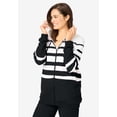 thumbnail image 4 of Woman Within Plus Size Striped Full Zip Jacket Set, 4 of 4