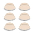 thumbnail image 1 of 6 piezas herramienta de maquillaje de extensión de pestañas silicona extraíble falso Yuyangstore Práctica de pestañas rosa, 1 of 7