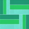 thumbnail image 1 of Ahgly Tapis d'Intérieur Lavable en Machine Carré Vert Printemps, 8 Pieds Carré, 1 of 7