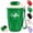 Green, variant on Borikise Coffee Vacuum Flask with Smart LED Temperature Display and Leak-Resistant Lid for Office and Commute Daily Use