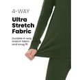 thumbnail image 5 of Woolcano Kids 100% Merino Wool Base Layer Set Unisex Thermal Underwear for Girls & Boys Ski Winter, 5 of 6