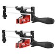 thumbnail image 1 of 2X Professional Lawn Mower Chainsaw Chain File Guide Sharpener Grinding Guide for Garden Chain Saw Sharpener Tools,2 x Manual Chain Sharpener,Black & red, 1 of 7