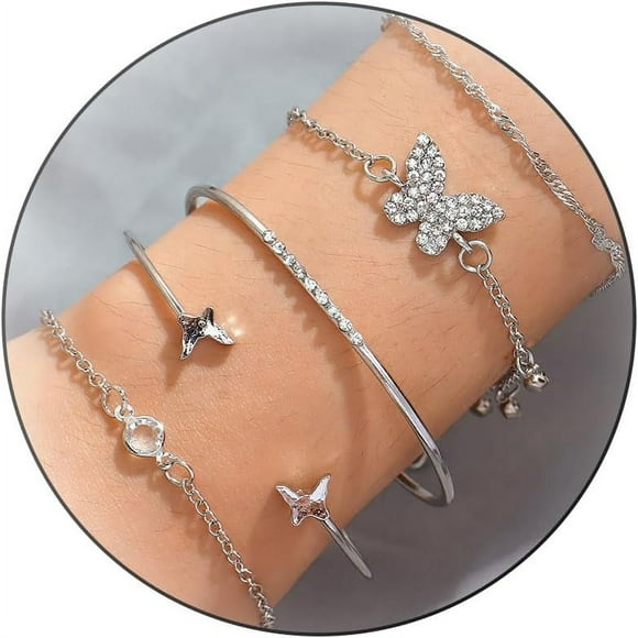 Gold Bracelets For Women Gold Bracelet Stack Pulseras Para Mujer Indian Jewelry Sets For Women Gold Bangles For Women Bracelets For Women Bracelets For Teen Girls Teen Girl Gifts Trendy Stuf[J7213]