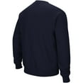 thumbnail image 3 of Men's Colosseum Navy Illinois Fighting Illini Arch & Logo Crew Neck Sweatshirt, 3 of 5