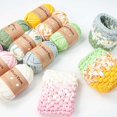 thumbnail image 5 of Colorful T-shirt Yarn Knitting Yarn Polyester Fabric Strips for DIY Weaving and Sewing Crocheting Project Blanket, 5 of 5
