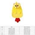 thumbnail image 3 of Dog Chicken Costume Soft Crystal Fleece Pet Hoodie，Adjustable Wrap Puppy Transformation Outfit for Small Medium Dogs, Halloween Party Cosplay Clothes, 3 of 6