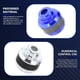 thumbnail image 5 of Copas de horquilla delantera universales para motocicleta, protección contra caídas, deslizador de aluminio, protección contra choques, piezas de repuesto, accesorios para motocicleta, plateado, 1 par Speravity  VI012694-05B, 5 of 7