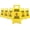 6PACK-Yellow, variant on 24 Inches Caution Wet Floor Sign, 3PCAK Yellow Bilingual Double-Sided Safety Warning Signs,A Frame Safety Wet Floor Signs Commercial