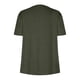 thumbnail image 3 of Puntoco Liquidación de blusas cortas para mujer, blusas casuales de moda de color sólido con cuello en V y mangas, 3 of 4