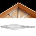 thumbnail image 4 of Aluminum Angle Finder Tool for Woodworking with Locking Mechanism, Silver Protractor, 4 of 6