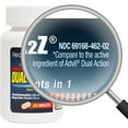 thumbnail image 4 of HealthA2Z® Dual Action Pain Relief | 150 Caplets | Acetaminophen 250mg & Ibuprofen (NSAID) 125mg | Contains Two Medicines | Relief from Headache, Fever & Backache, 4 of 6