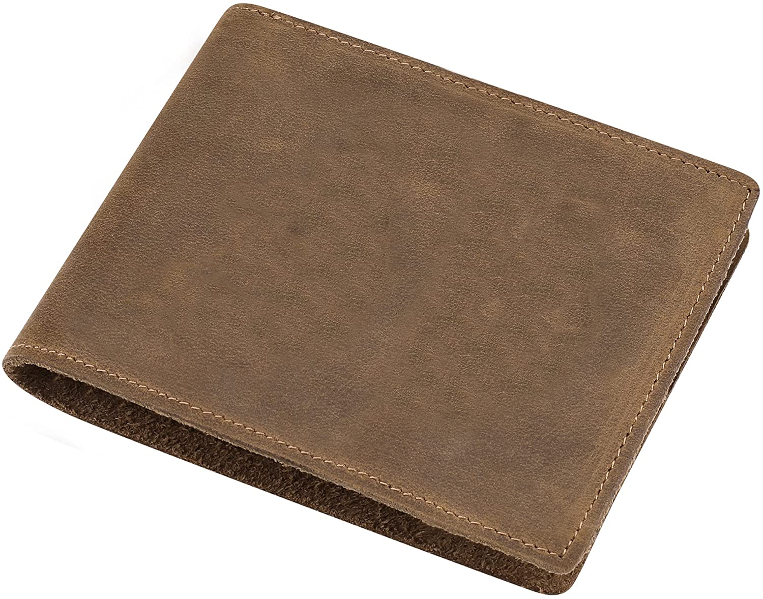 Leather Wallets for Men RFID Blocking Mens Bifold Wallet with Removable